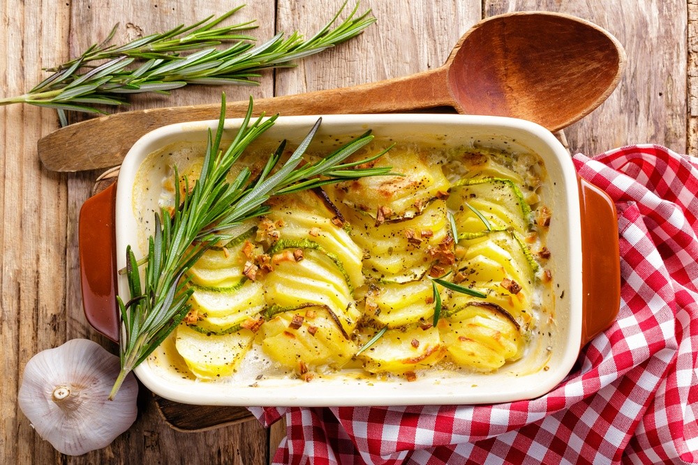 Kartoffelgratin Rezept als Beilage zum Fisch oder Fleisch