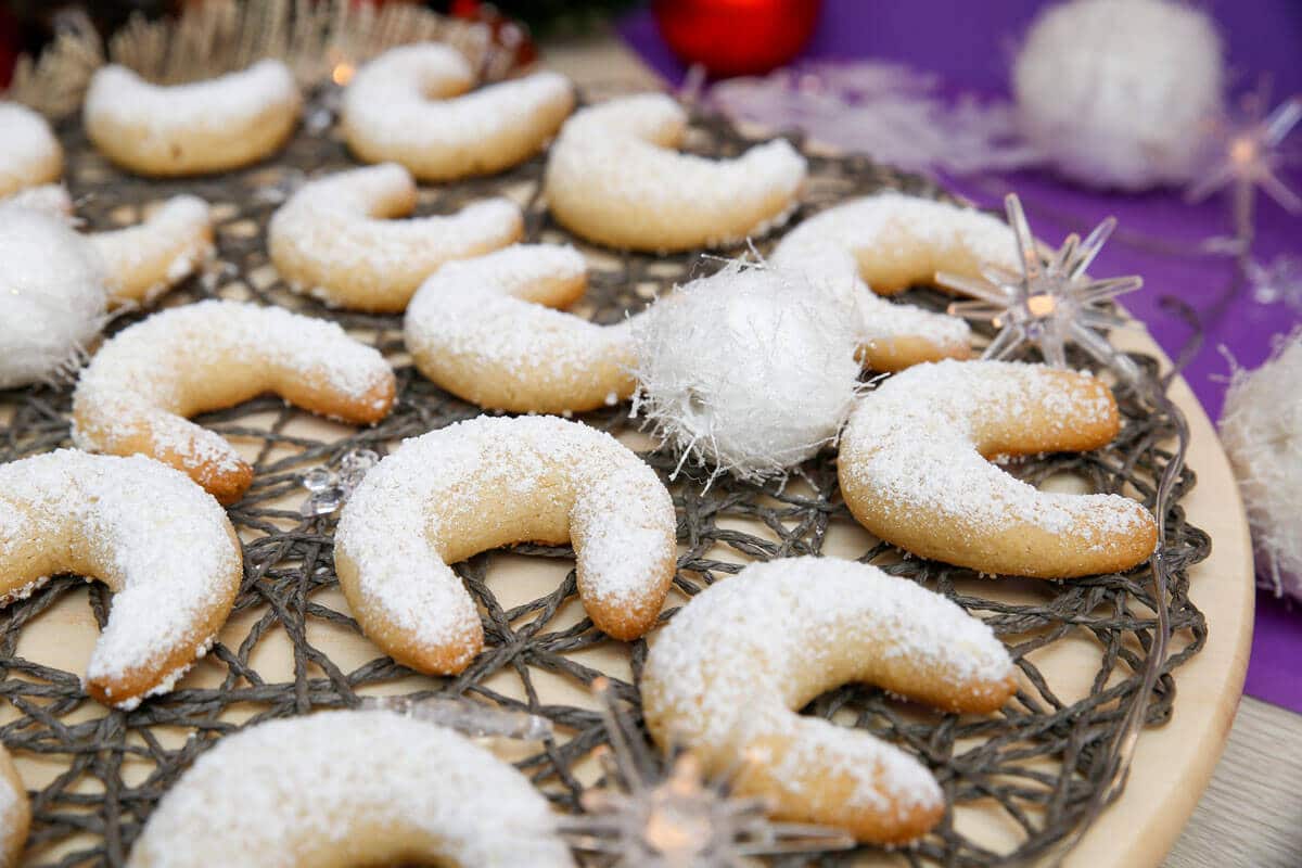 Knackige Vanillekipferl Plätzchen zu Weihnachten selber backen