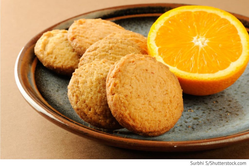 Knusprige Cookies mit Orange