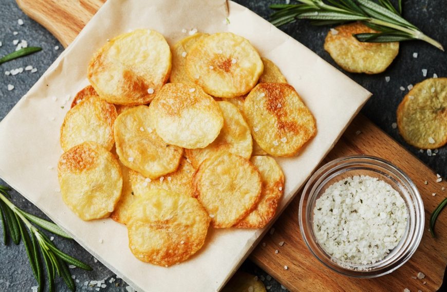 Knusprige Kartoffelchips selber machen
