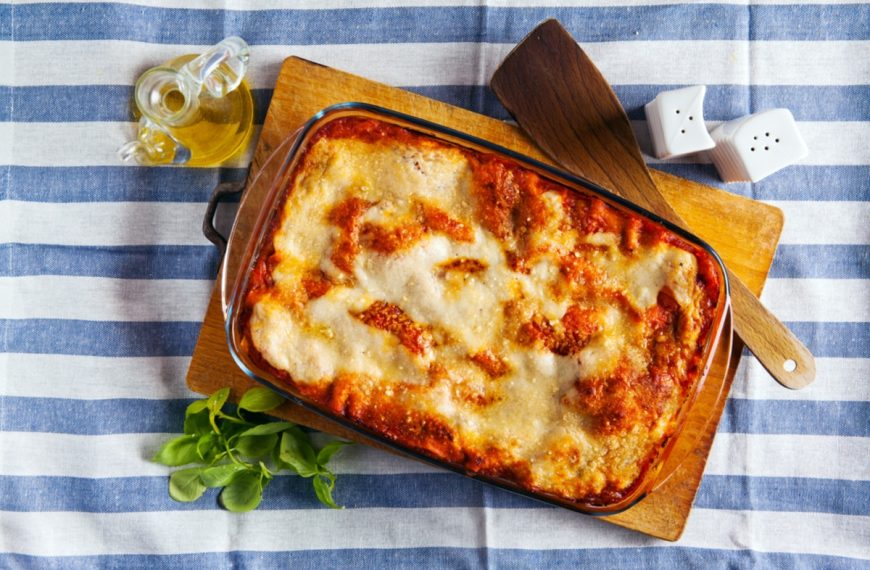 Lasagne mit Hackfleisch, Hüttenkäse – Lasagne ohne Bechamel