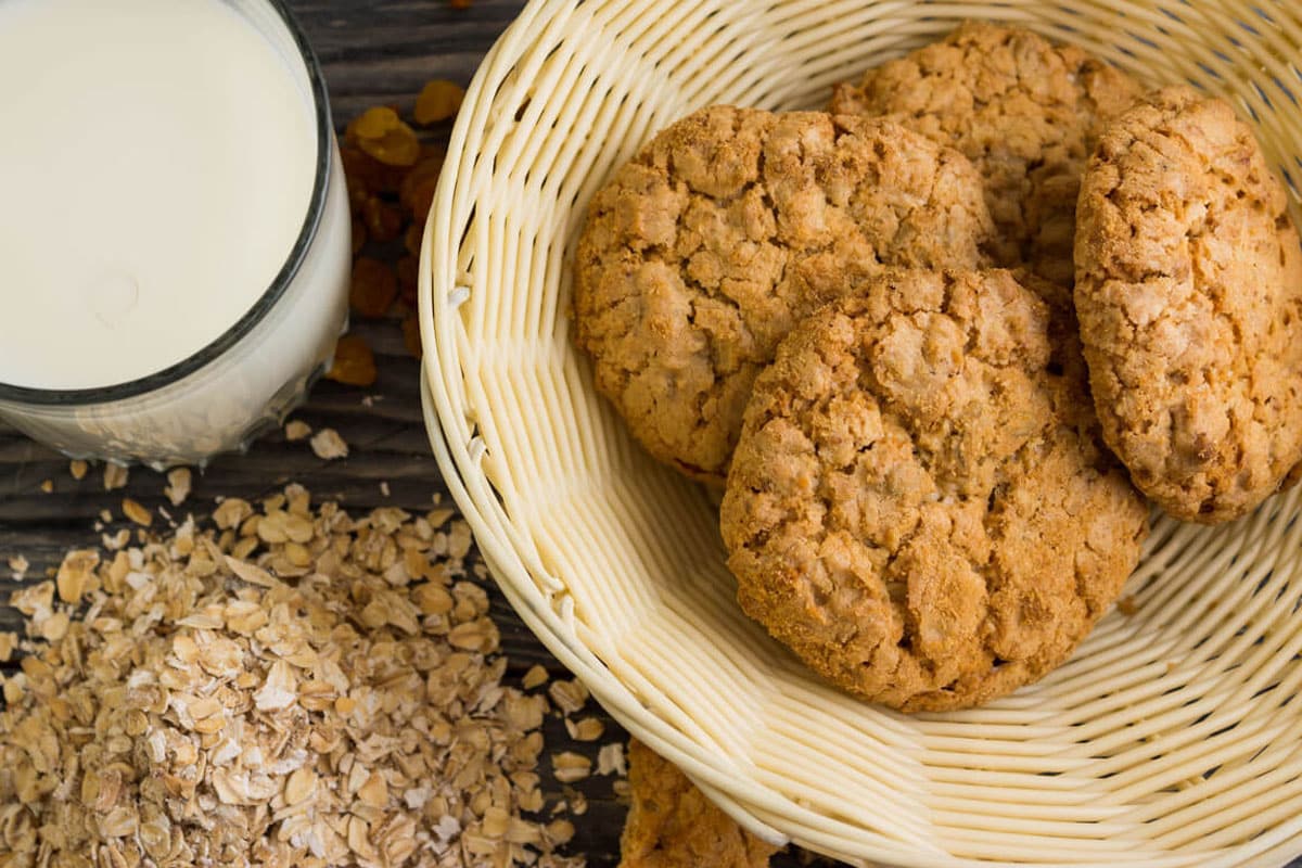 Leckere Haferflocken Cookies mit Zimt