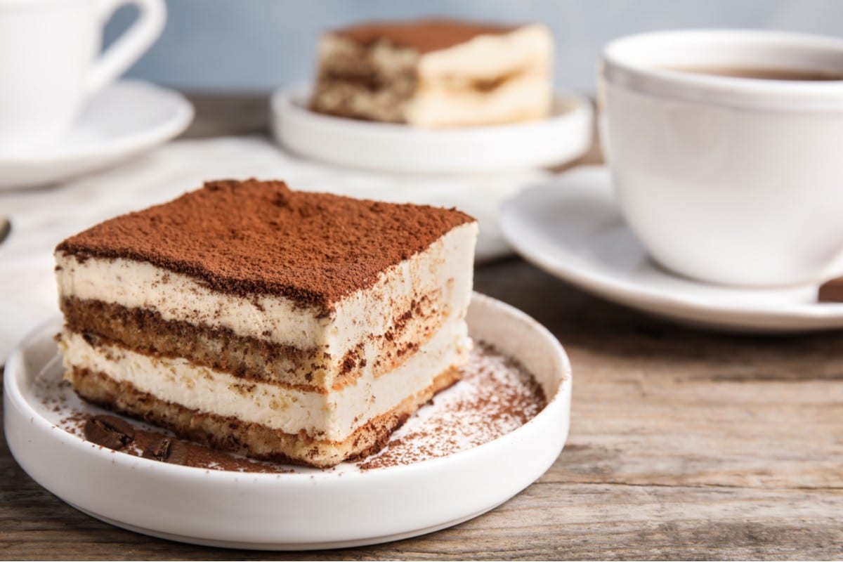 Leichtes Tiramisu mit Quark und Vanille