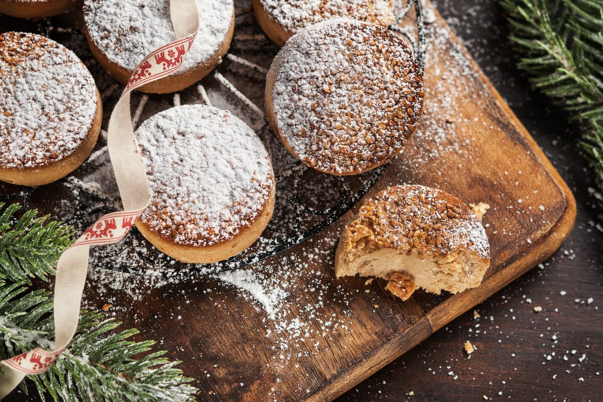 Mantecado Spanische Weihnachtsplätzchen