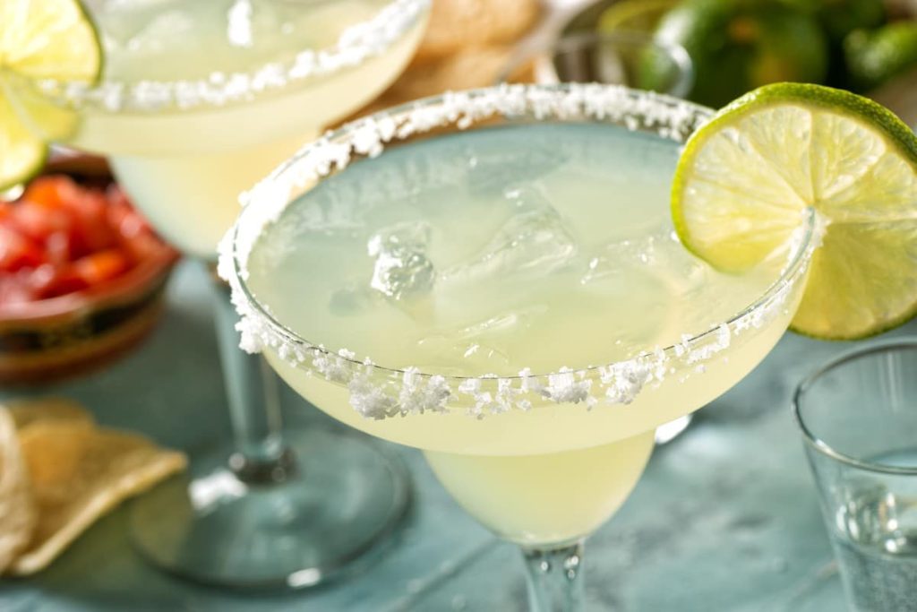 Margarita Cocktail mit Champagner und Tequila