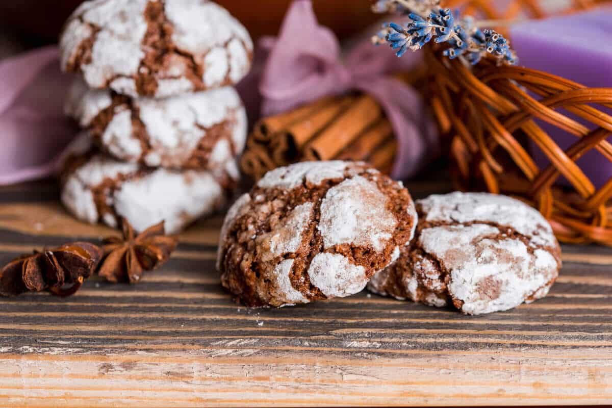 Marmor Lebkuchen Kekse mit Ingwer