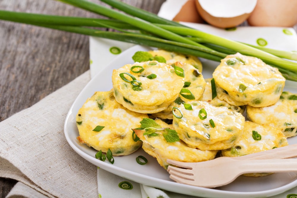 Mini Frittata mit Fetakäse