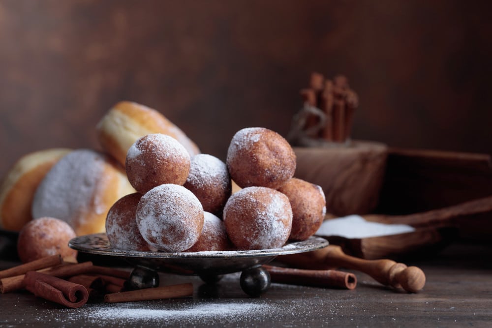 Mini Krapfen mit Milchmädchen selber machen