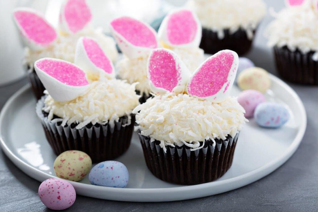 Muffins mit Topping zu Ostern – Ostergebäck mit Schokolade