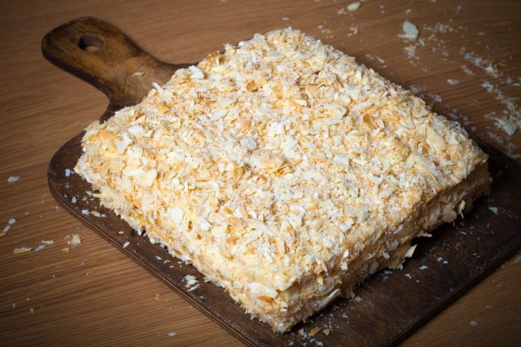 Napoleon Schichttorte aus Lavash - Viel einfacher als der Klassiker