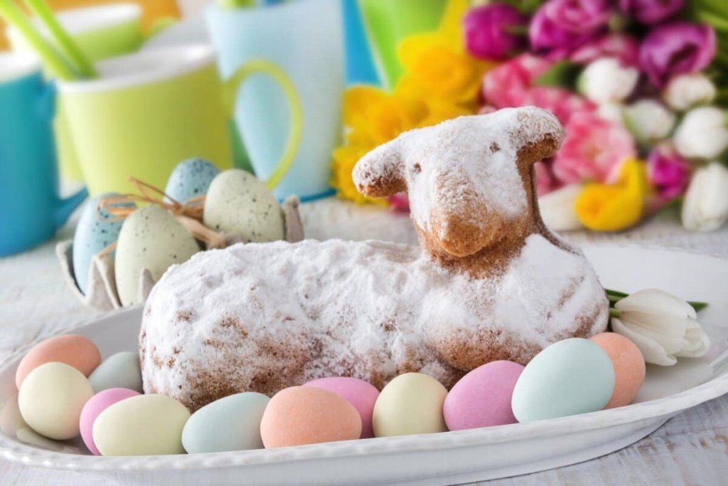 Osterlamm mit Puderzucker – Einfaches Ostergebäck