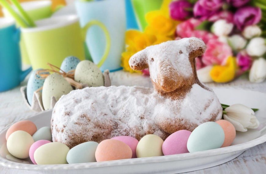 Osterlamm mit Puderzucker – Einfaches Ostergebäck