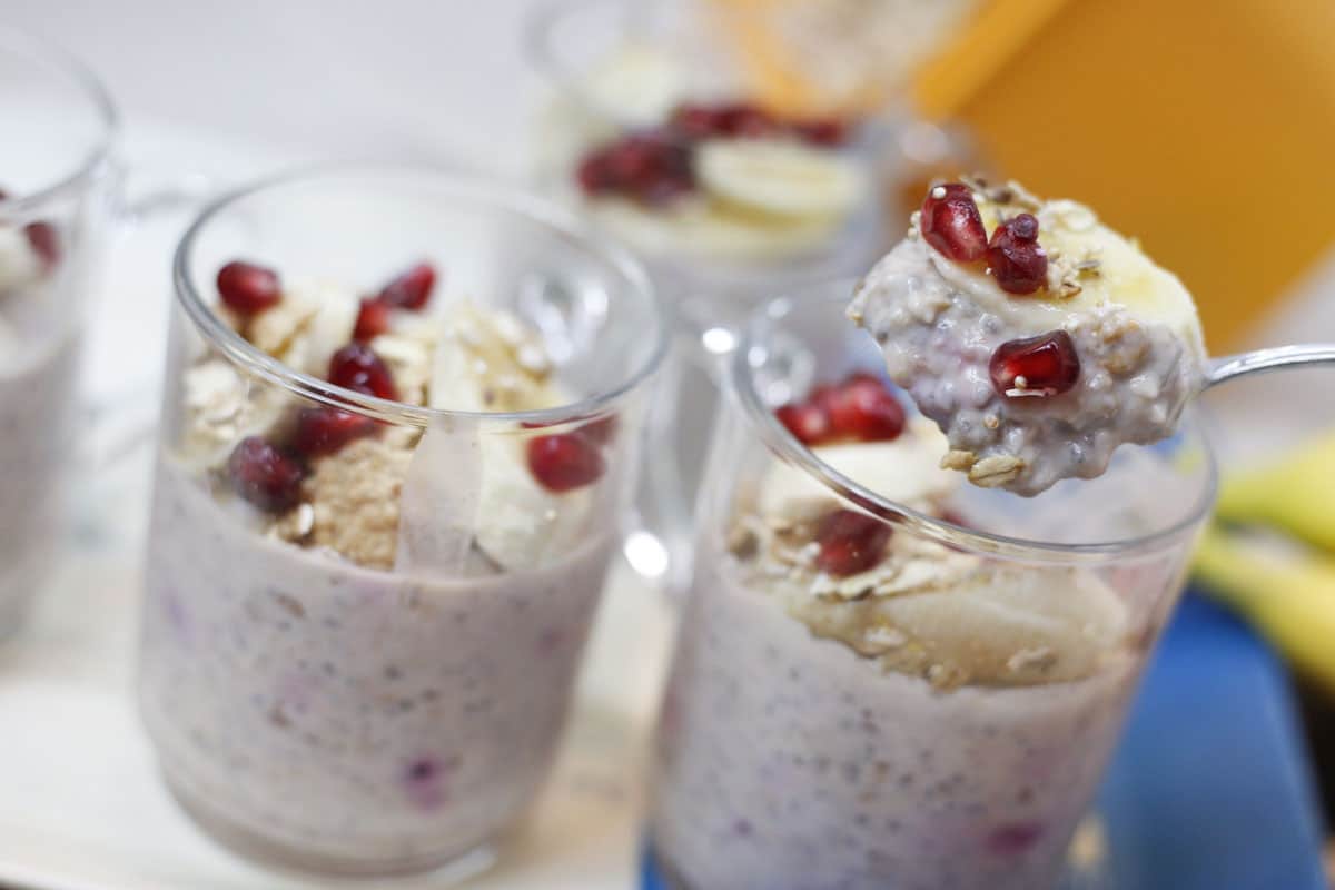 Overnight Oats mit Bananen