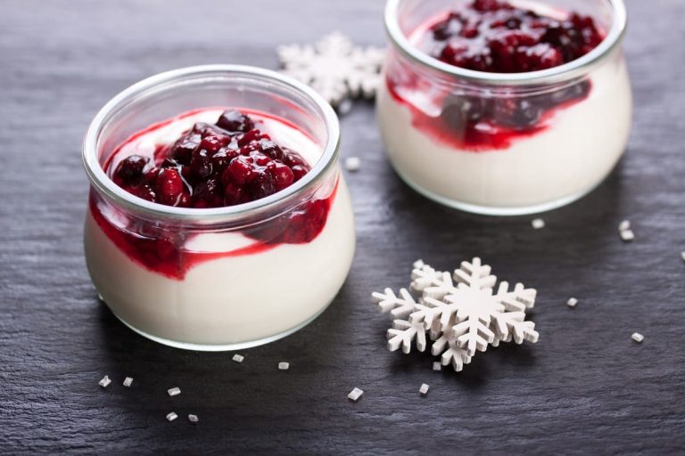 Weihnachtliche Panna Cotta