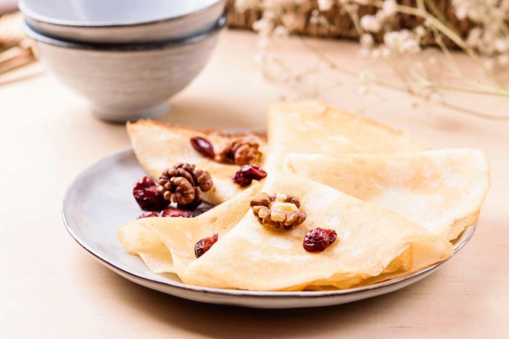 Pfannkuchen mit Reismehl