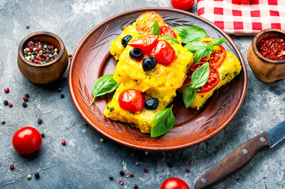 Polenta mit Tomaten