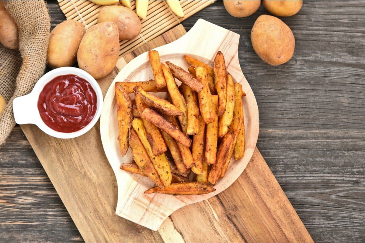 Pommes frites ohne Öl selber machen