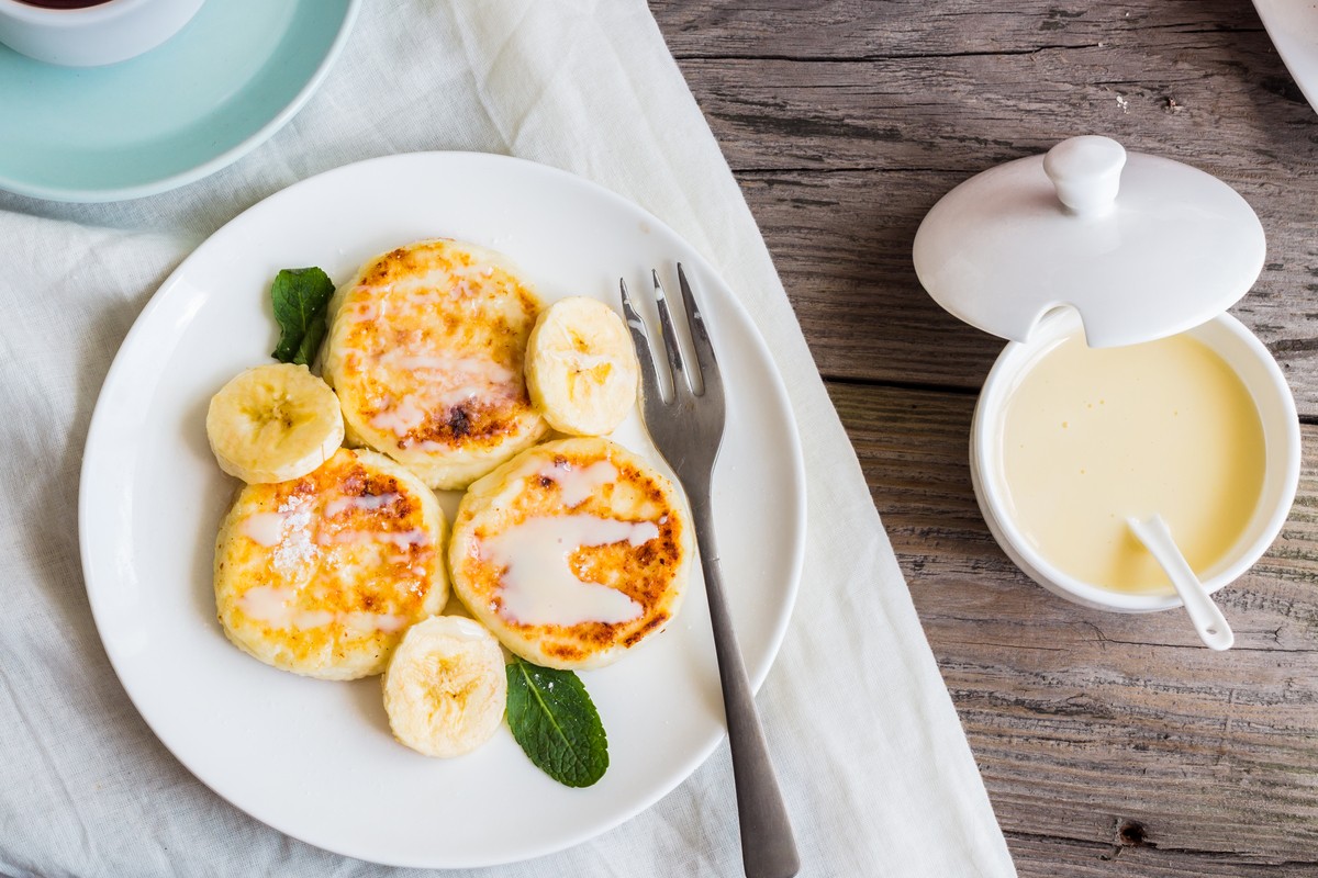 Quarkkeulchen mit Banane – Einfaches Frühstück