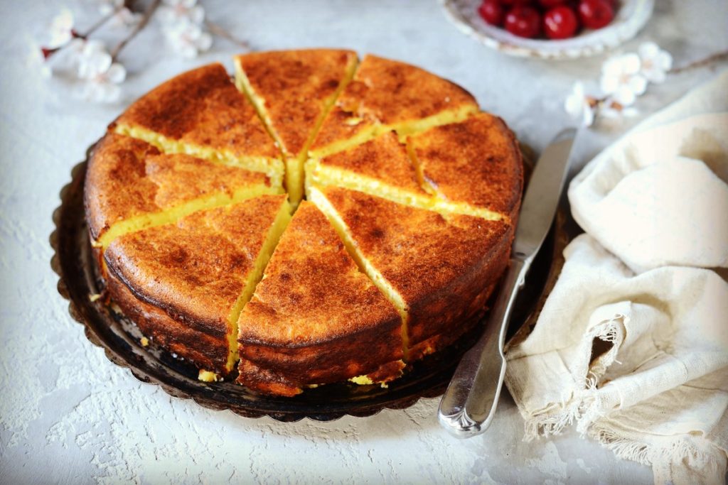 Quarkkuchen mit Grieß und Vanille aus dem Multikocher