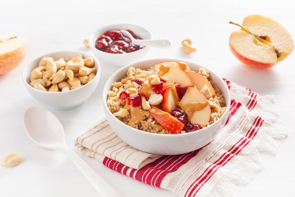 Quinoa Porridge mit Apfel