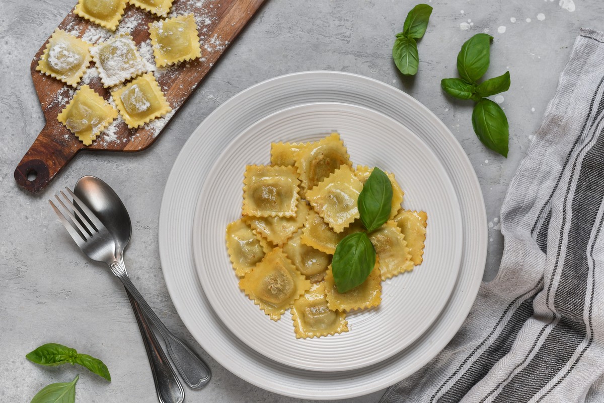 Ravioli mit Spinat und Ricotta selbst machen