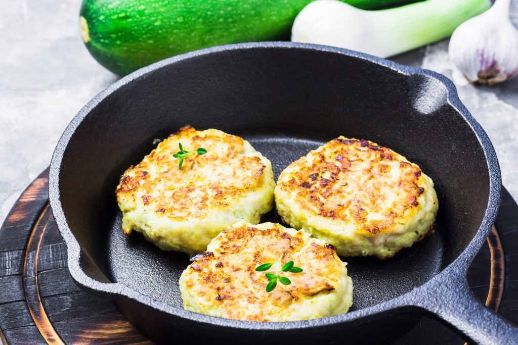 Saftige Gemüsefrikadellen mit Knoblauch