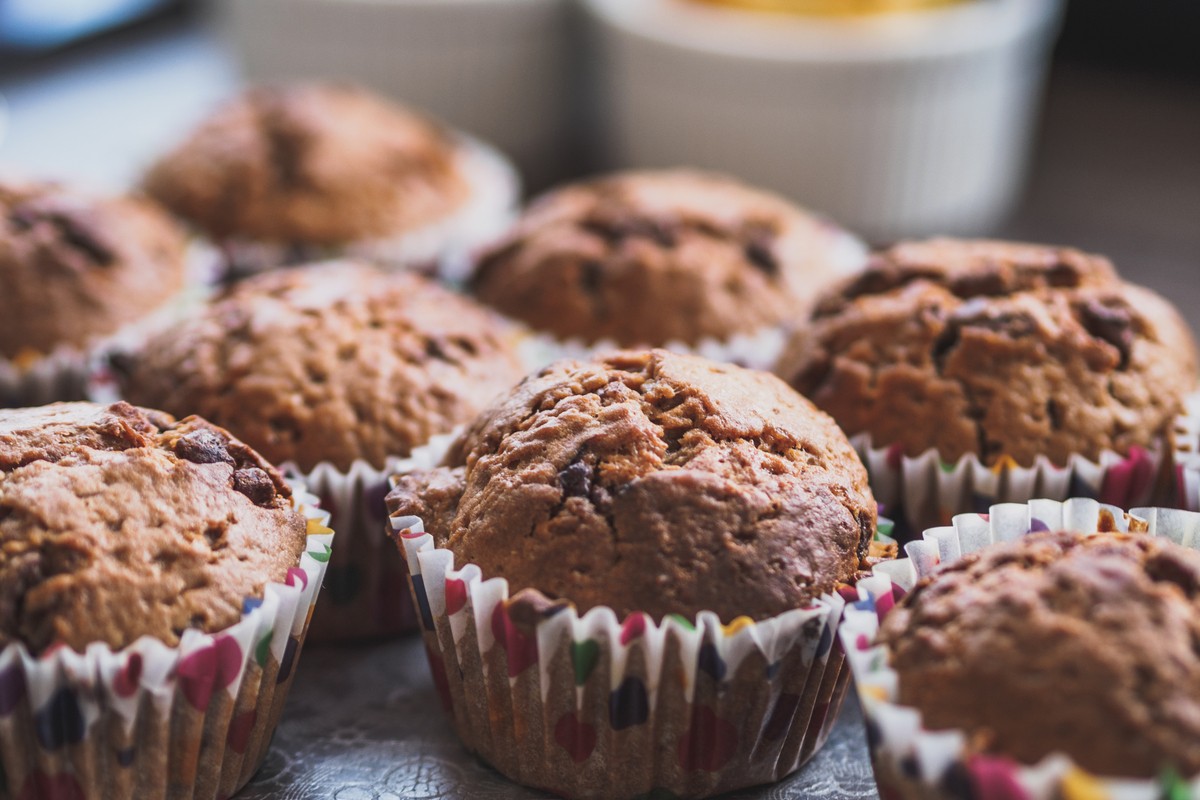 Saftige Schokomuffins mit Zucchini und Joghurt