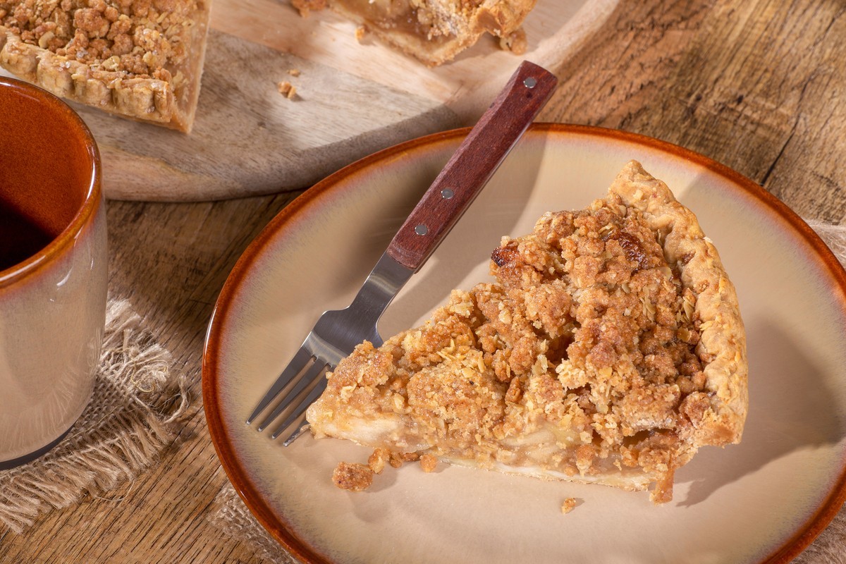 Saftiger Apfelkuchen mit Streuseln