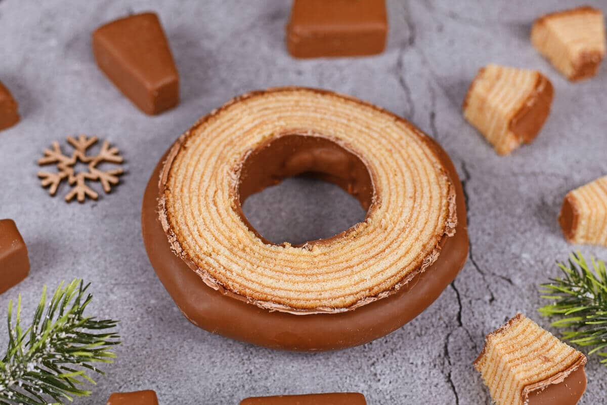 Saftiger Baumkuchen mit Eierlikör