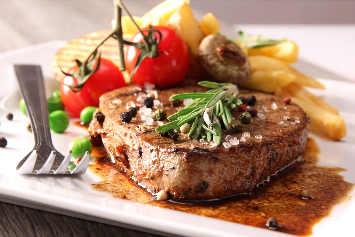 Saftiger Pfeffersteak mit Rummarinade