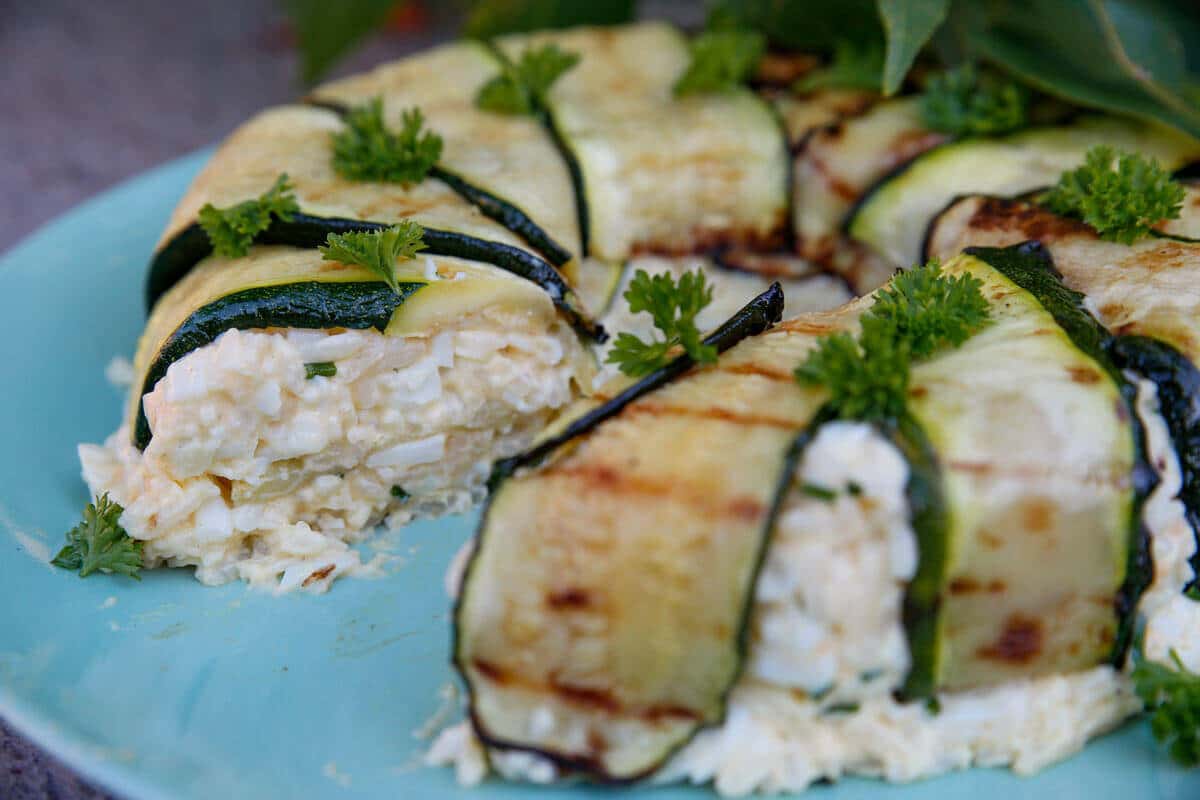 Saftiger Reissalat mit Eiern