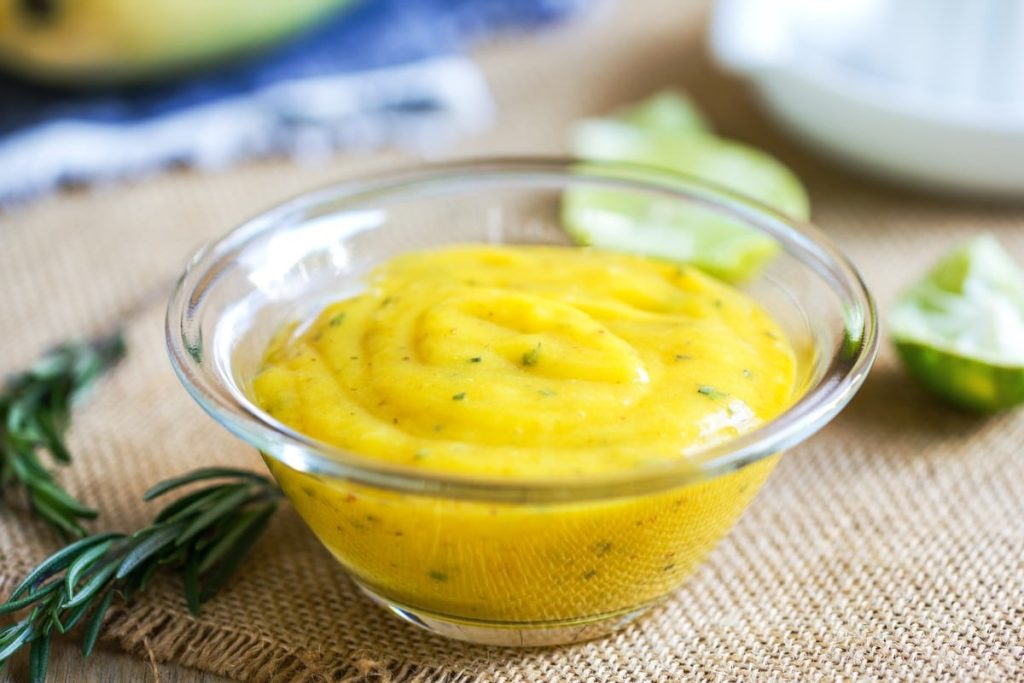 Salatdressing mit Mango