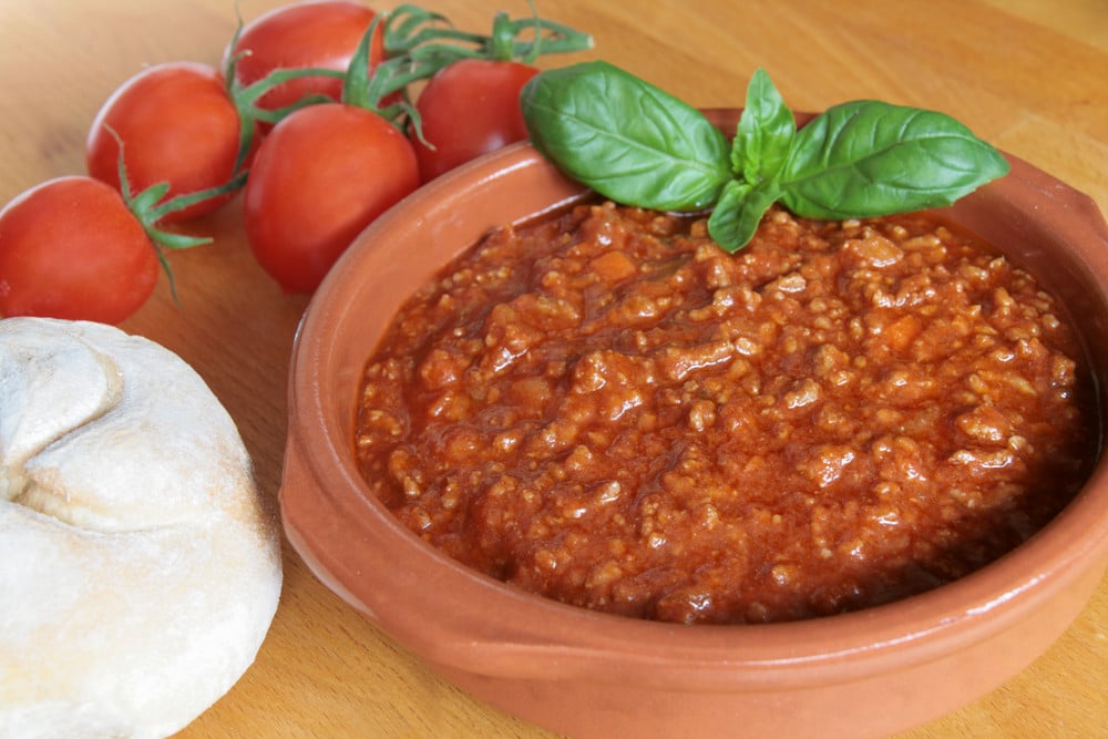 Sauce Bolognese mit Rindhackfleisch