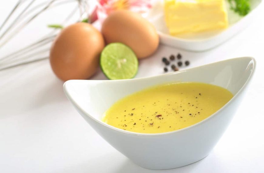 Sauce Hollandaise für Spargel – Zitronen Butter Sauce