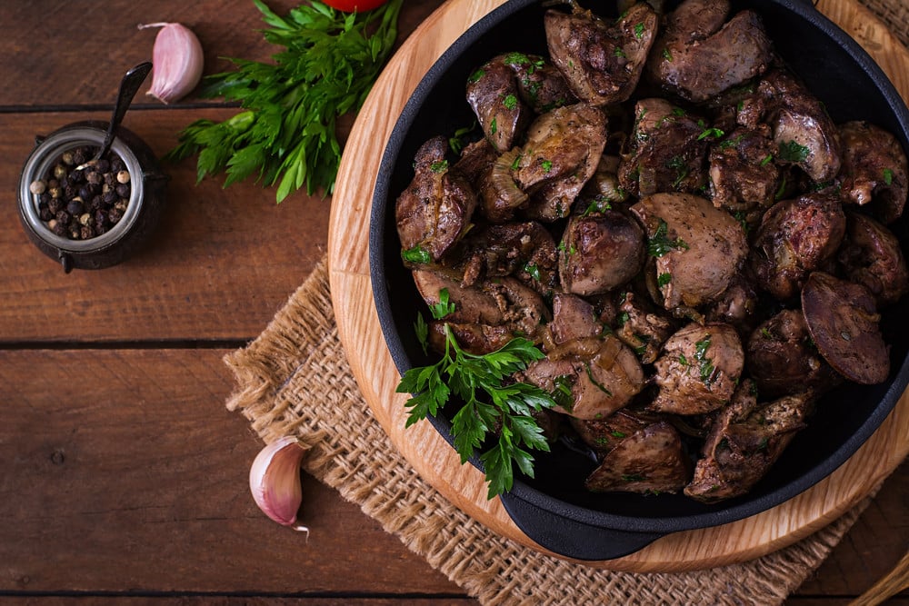 Schaschlik aus Rinderleber zum selber grillen