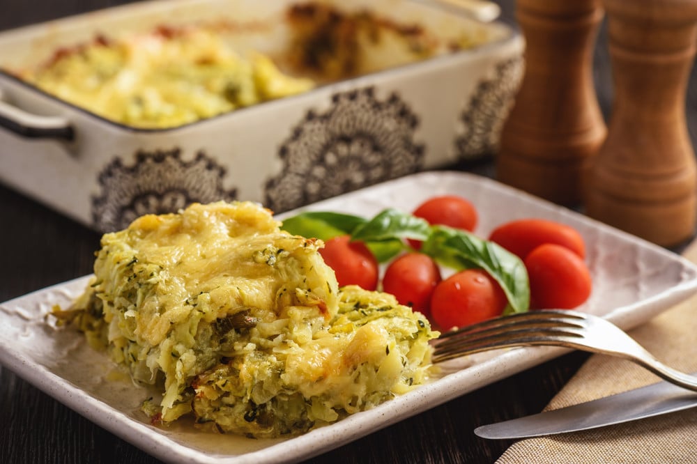 Einfach, lecker, gesund: Zucchiniauflauf mit Tomaten und Käse
