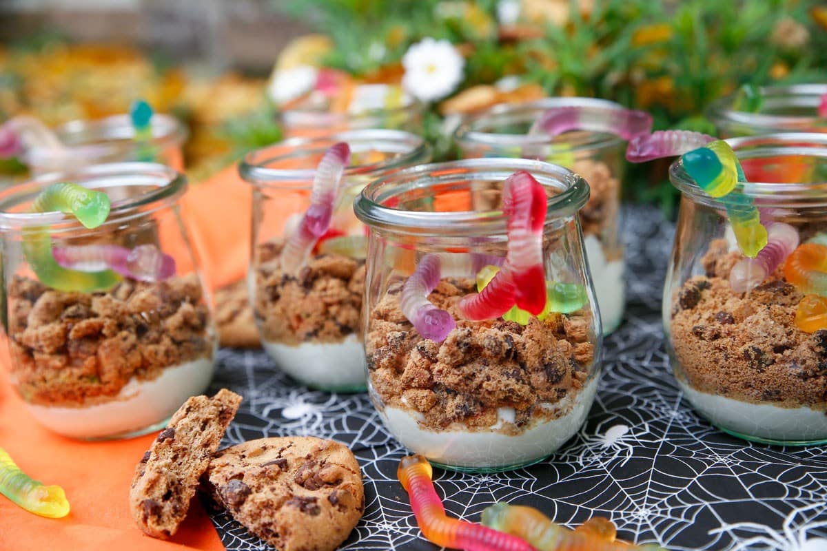 Schneller Halloween Nachtisch mit Cookies