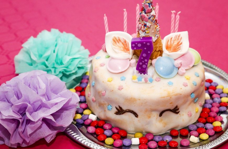 Schoko Geburtstagtorte mit Fondant und Buttercreme