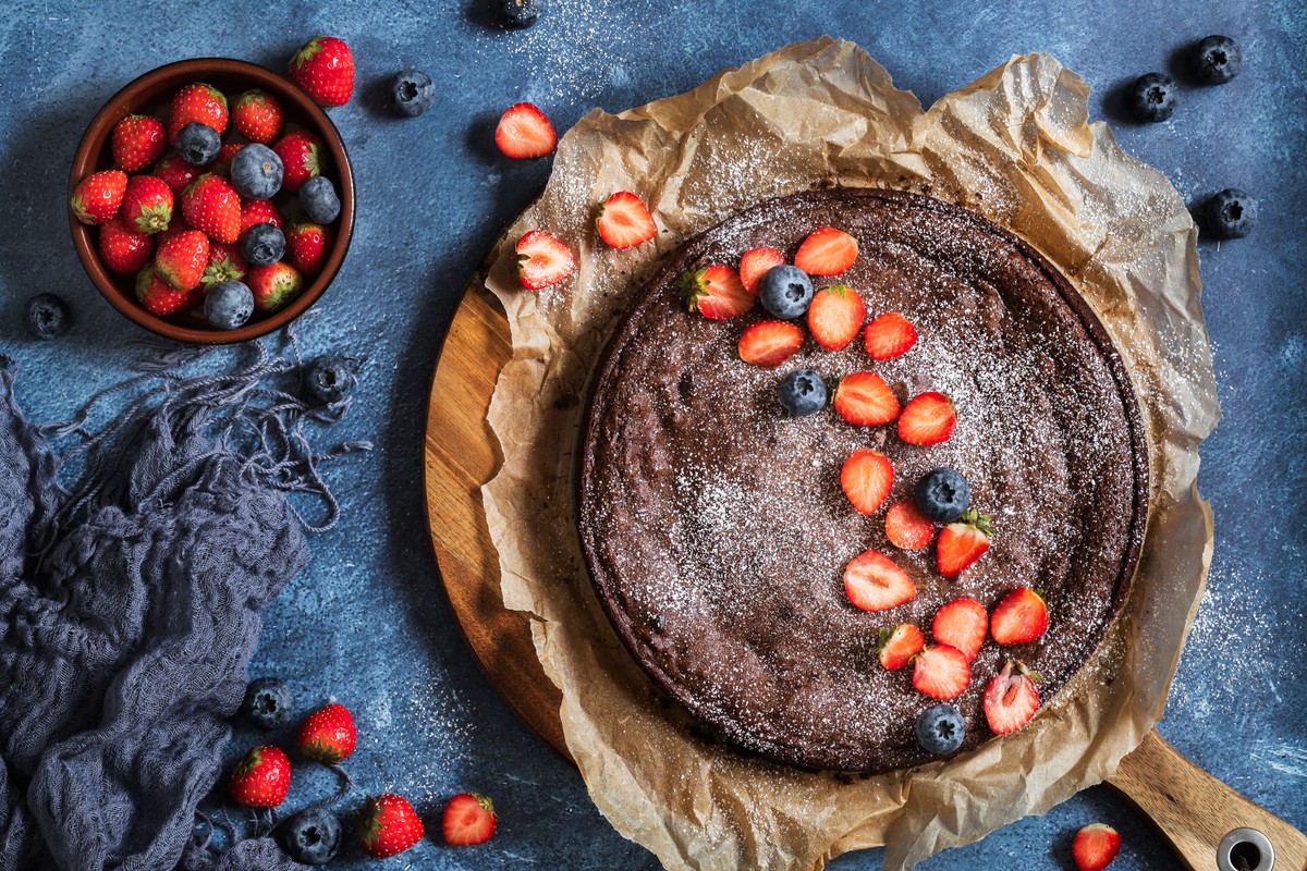 Schwedischer Schokoladenkuchen Kladdkaka