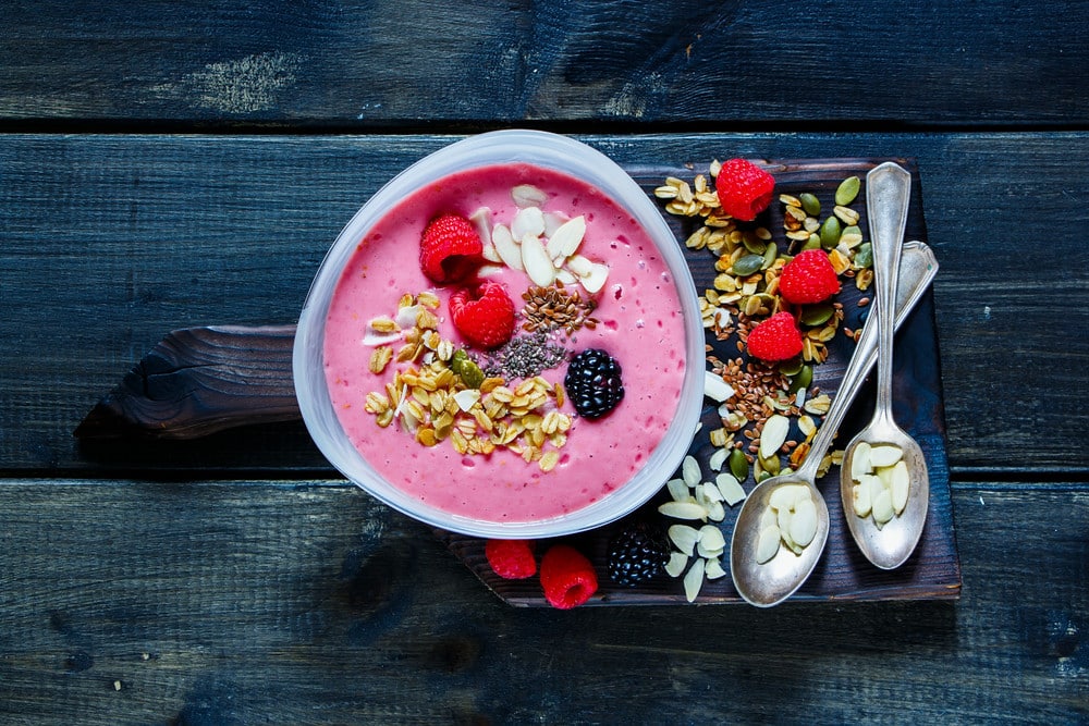 Smoothie Bowl mit Bananen