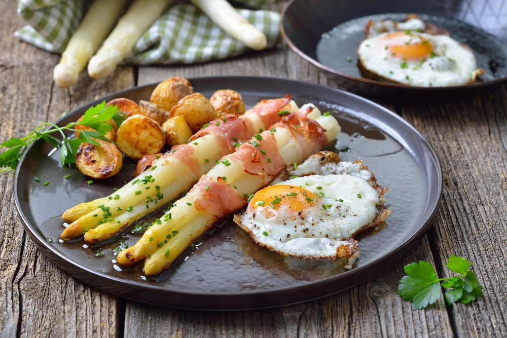 Spargel im Backofen mit Bacon | Schnelle Spargel Rezepte zum Abendessen