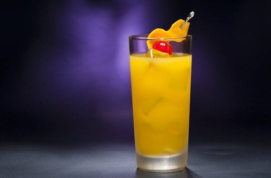 Süß-saurer alkoholischer Cocktail mit Wodka und Zitrusfrüchten