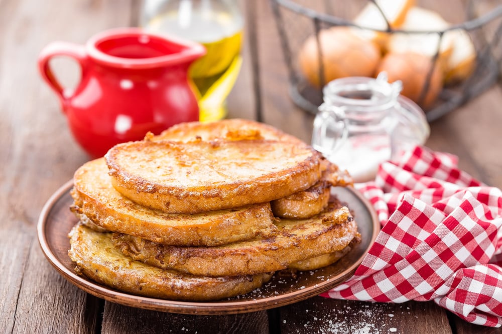 Süßes Armer Ritter Rezept mit Zimt und Vanille