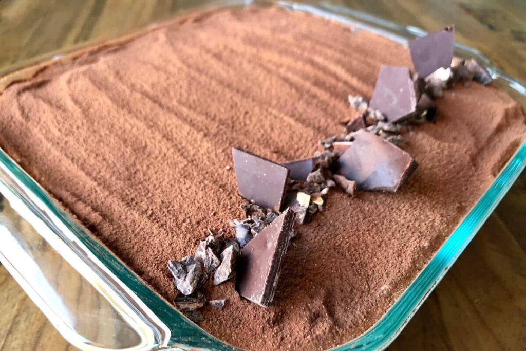 Tiramisu Dessert ohne Alkohol mit Mascarpone und Kaffee