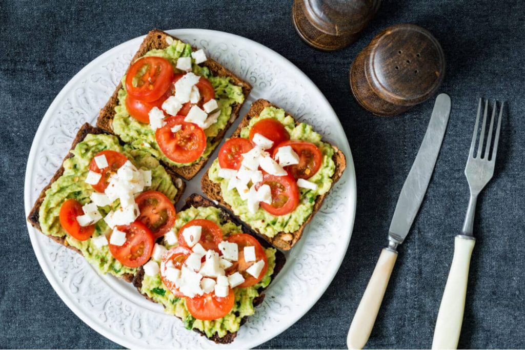 Toast mit Avocado