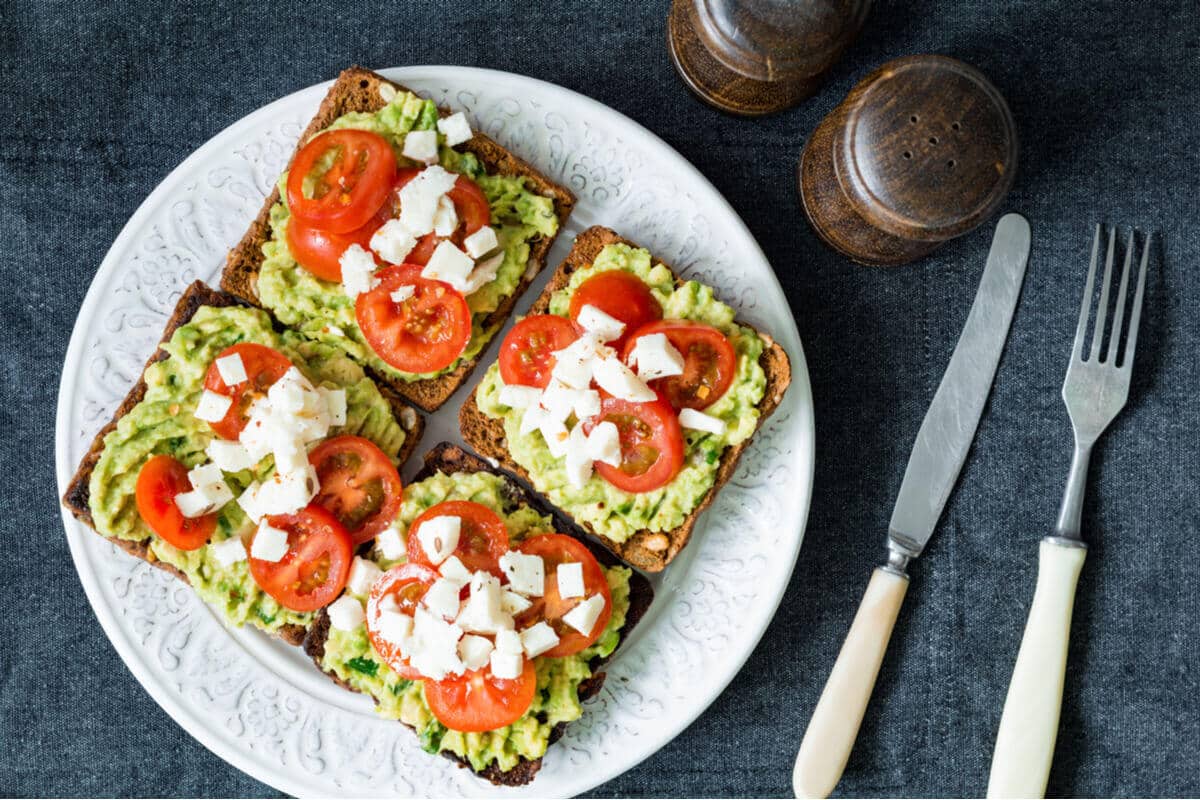 Toast mit Avocado