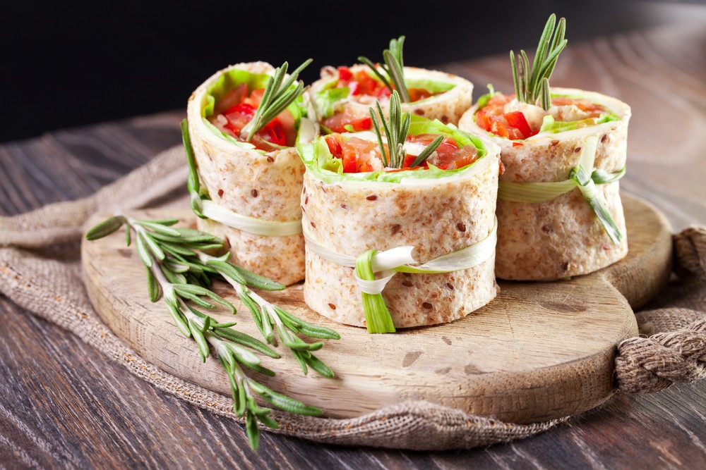 Tortilla Wraps mit Lachs