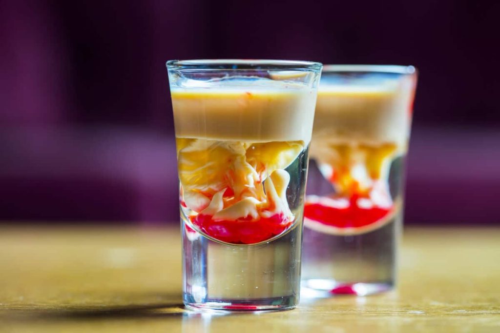 Ungewöhnlicher Cocktail mit Wodka