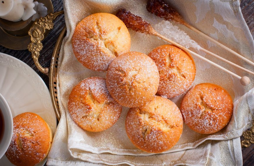 Vanillemuffins mit Saurer Sahne – Einfaches und schnelles Muffin Rezept