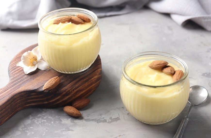 Vanillepudding mit Stärke selber machen